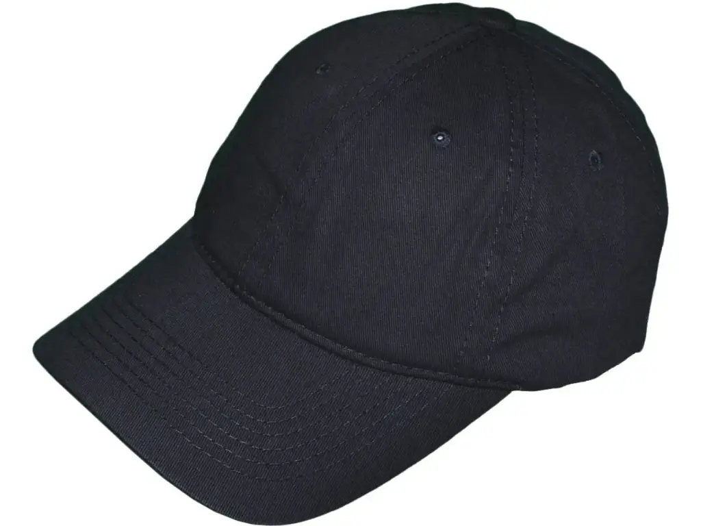 [HT_GJK004-BK] Black Low Profile Baseball Cap